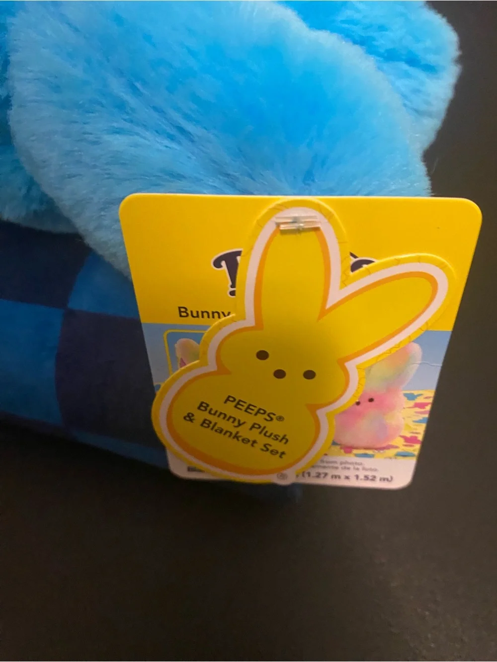 Peeps Bunny Plush & Blanket Set NWT Soft cozy‎ throw with stuffed animal